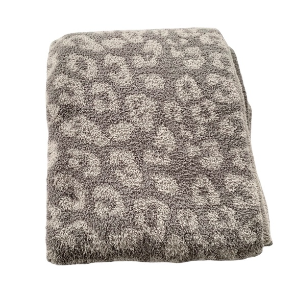 Barefoot Dreams Cozychic Barefoot In The Wild Throw In Linen Warm Gray NWT - Picture 4 of 10